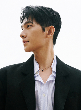 Missoma杨洋同款方形孔雀石项链