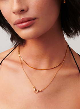 Missoma迷你吊坠滑动扣项链