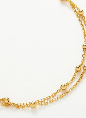 missoma双层叠戴手链时尚气质