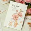 Alley sends teachers Teacher's Day greeting cards, envelope sets, flower cards, birthday wishes postcards, high-end graduation messages, folding cards, 520 Chinese Valentine's Day gifts for male and female friends