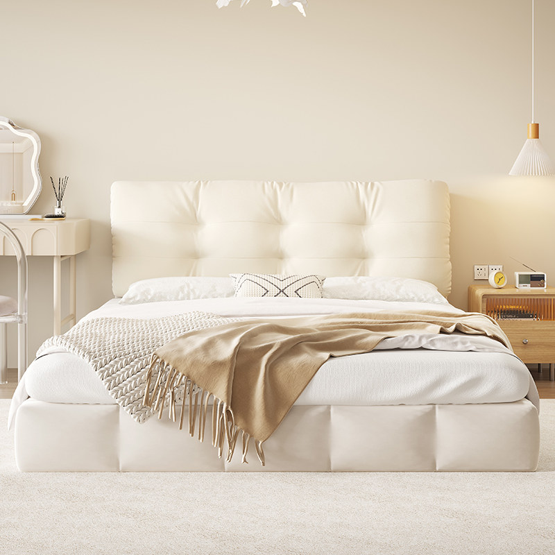 纯欲风棉花糖床头软包靠垫靠背套罩可拆洗榻榻米双人卧室改造定制,淘宝优惠券,粉丝福利购,淘宝优惠卷