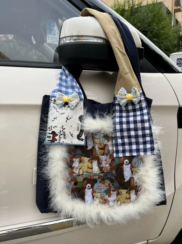 Японская ретро милая небольшая дизайнерская мультяшная сумка на одно плечо для отдыха