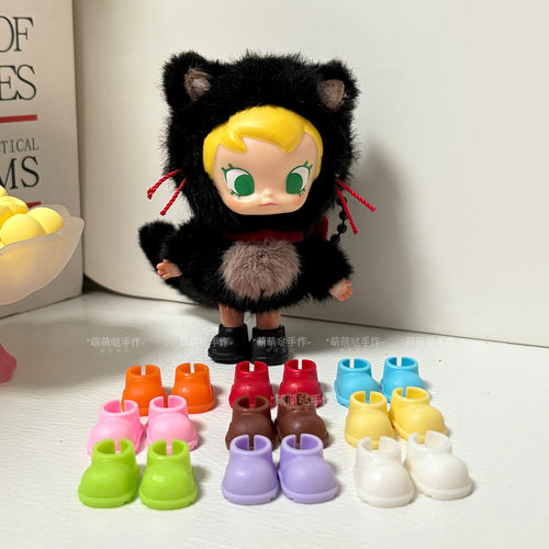 babymolly口袋朋友系列搪胶娃衣靴子项链套装配件配饰鞋子道具 - 图3