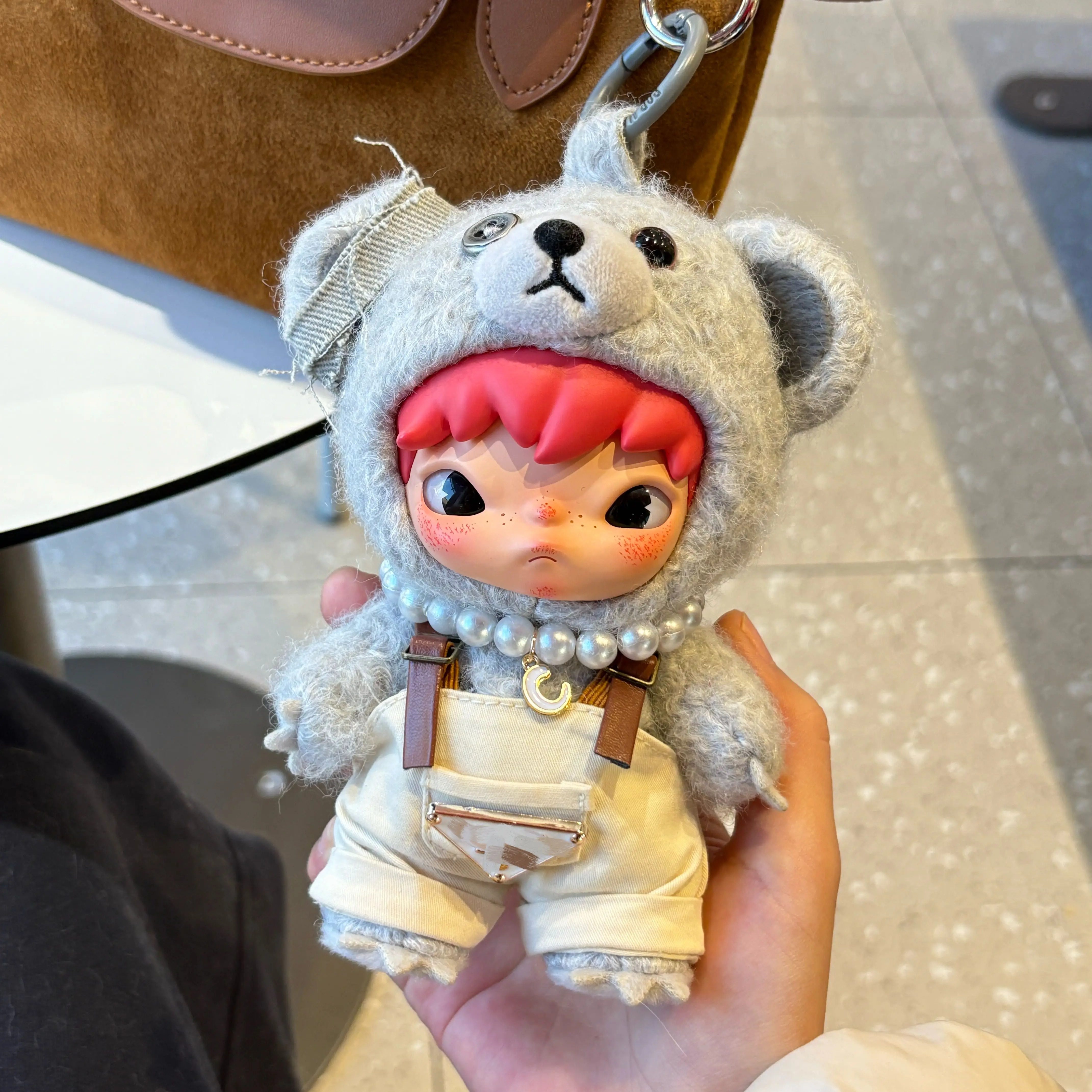 小野hirono背带裤娃衣公路日志搪胶毛绒公仔挂件17cm着替项链服装,淘宝优惠券,粉丝福利购,淘宝优惠卷