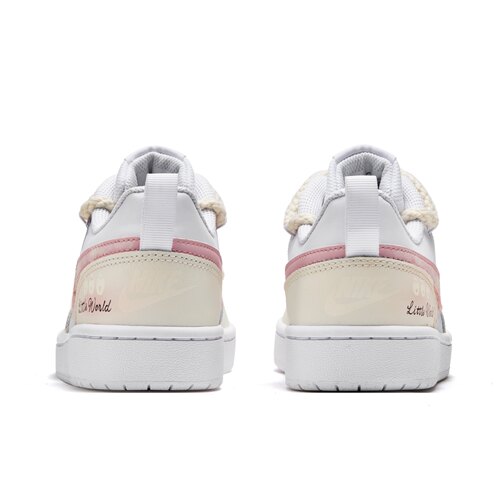 【定制球鞋】Nike Court Borough 苹果芝士 BQ5448-100 - 图1