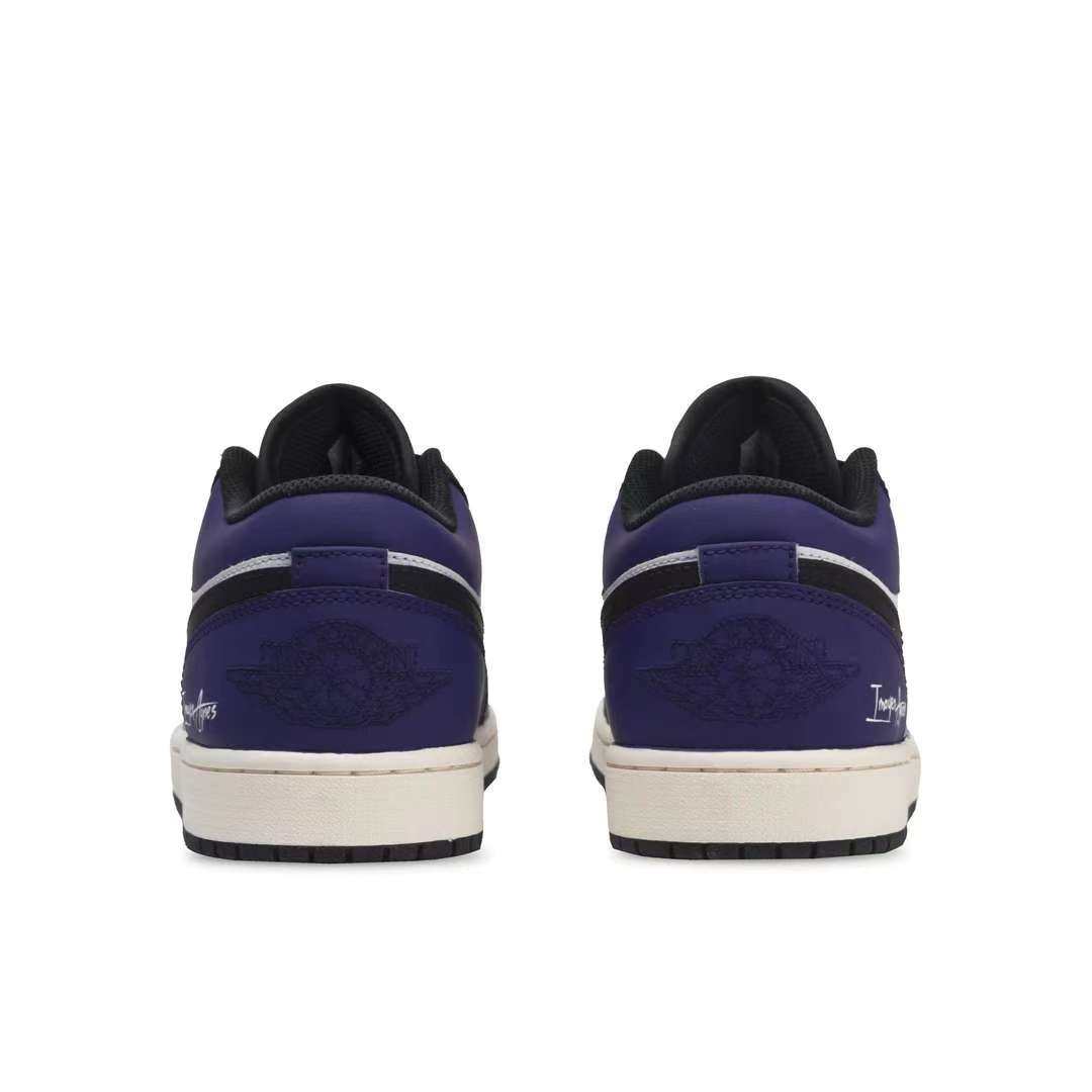 【定制球鞋】Air Jordan 1  紫雾魅影 553558-081,淘宝优惠券,粉丝福利购,淘宝优惠卷