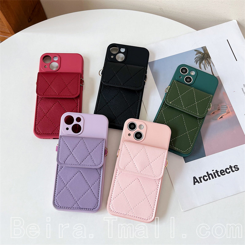 可调节斜跨A53挂绳卡包A70手机壳适用三星S23ultra卡套S21fe硅胶A21s保护套s20plus背带note10pro纯色S8/S9套 - 图0