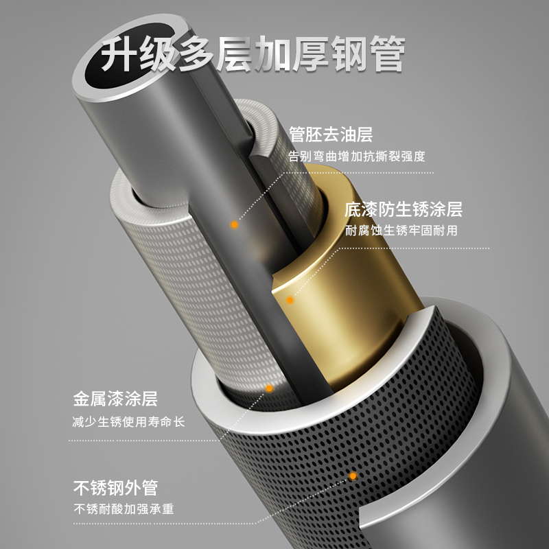 SND单杠家用室内儿童吊环免打孔门上单杆引体向上器家庭健身器材 - 图2