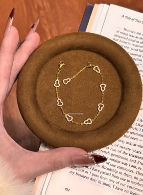 925银新中式复古八颗满钻葫芦小红书爆款福禄手链高级感轻奢时尚