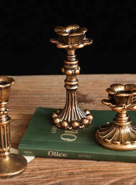 法式古典香薰烛台装饰摆件