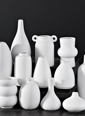 亚马逊跨境电商素烧花瓶陶