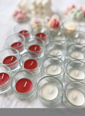 玻璃蜡烛杯透明容器香薰空烛台