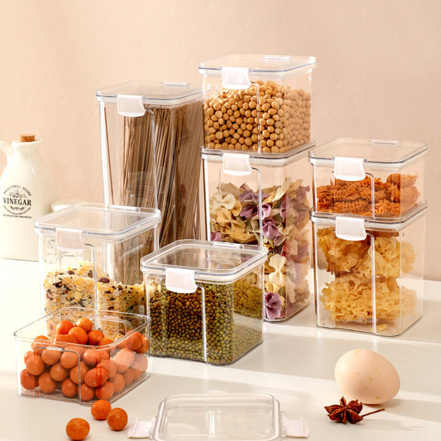 Sealed jar household grains and cereals kitchen storage box