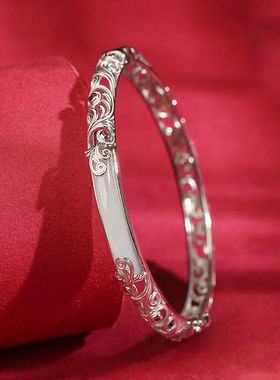 复古风鎏金宫廷风设计款镂空手镯