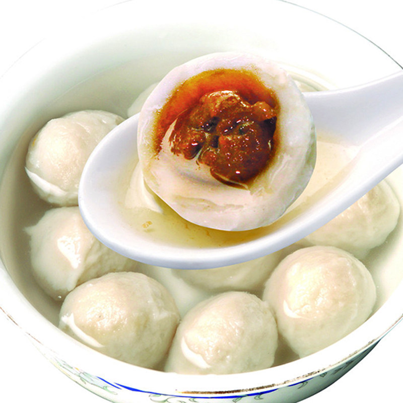 【安井】爆汁小鱼丸2.5kg 冷冻丸子包心鱼丸火锅豆捞食材