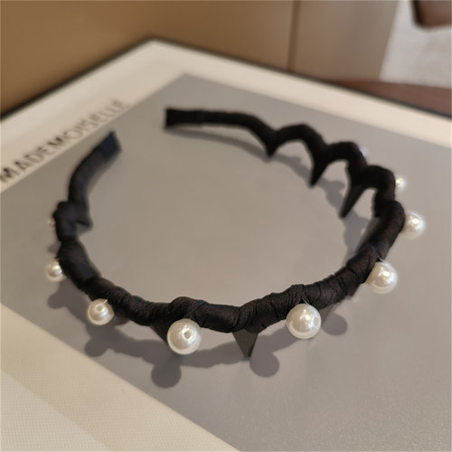 高级感珍珠发箍女2025新款高颅顶压发头箍时尚百搭发卡气质头饰 - 图1