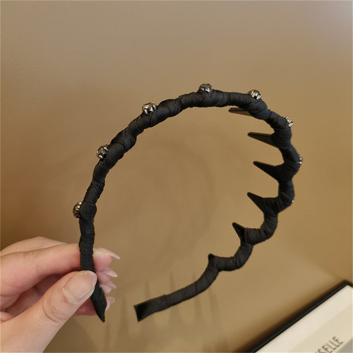 高级感珍珠发箍女2025新款高颅顶压发头箍时尚百搭发卡气质头饰 - 图2