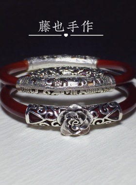 西藏手工生日情侣鸡血藤送人礼物