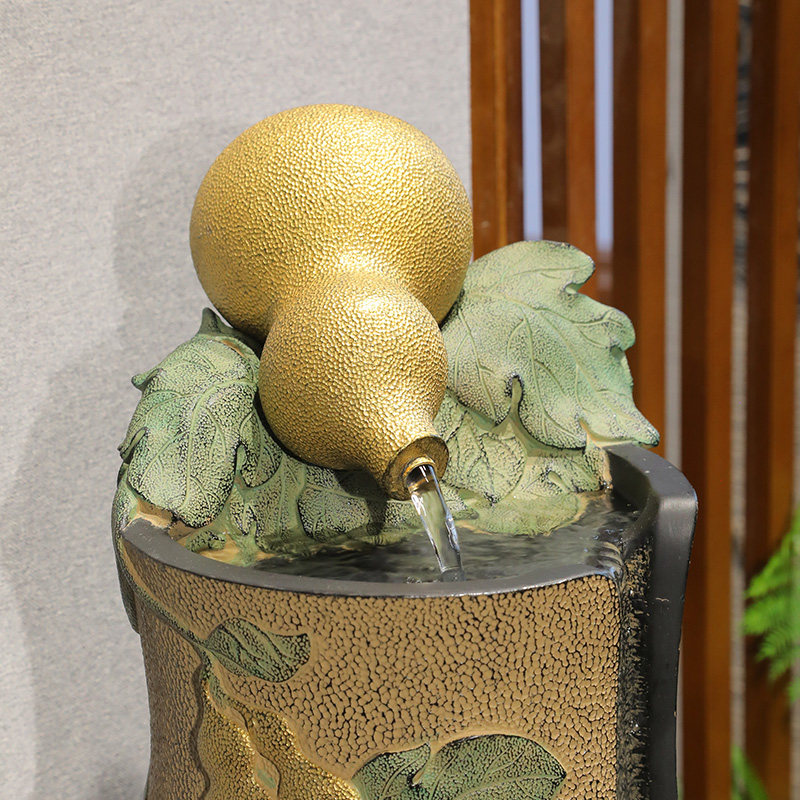 汉韵堂室内电视柜流水摆件新中式客厅家居装饰循环水景观落地喷泉,淘宝优惠券,粉丝福利购,淘宝优惠卷