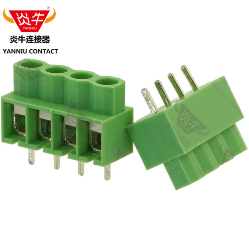 YN166/DG/KF炎牛PCB接线端子5.0mm螺钉式凤凰端子接线柱连接器 - 图0