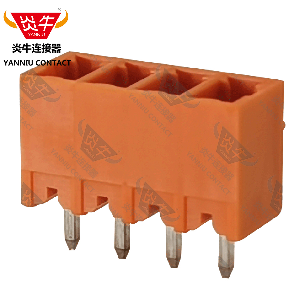 3.81mm炎牛凤凰针座PCB接线端子15EDGVC/ECH381V/KF2EDGV/MCV1.5 - 图0