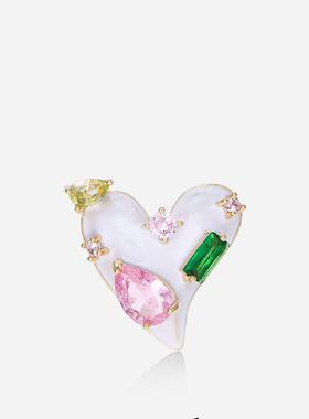 可爱女士爱心胸针饰品