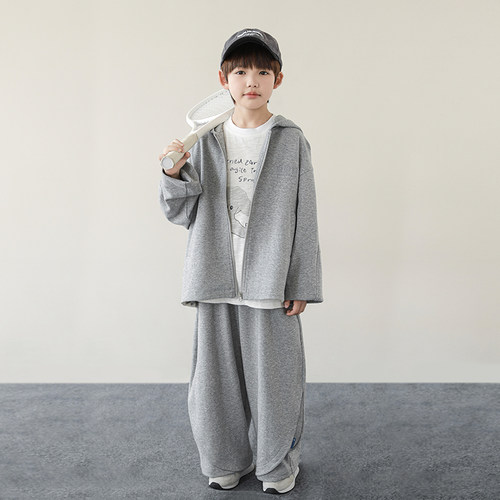 oddtails男童卫衣外套春秋款2026新款儿童春装男孩运动拉链衫上衣 - 图2