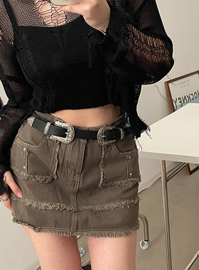 刺毛叔叔女pu合金千禧辣妹