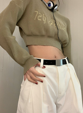 刺毛叔叔女PU韩系腰带