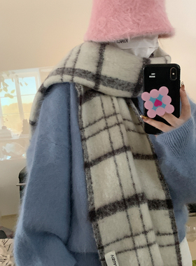 刺毛叔叔秋冬流苏复古女围巾保暖