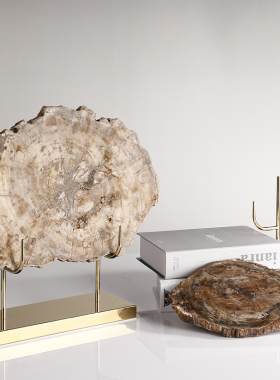 新中式天然原石轻奢家居装饰摆件