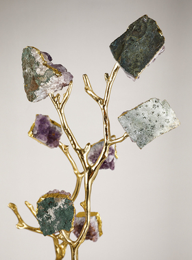 天然轻奢风电视柜样板间软装饰品