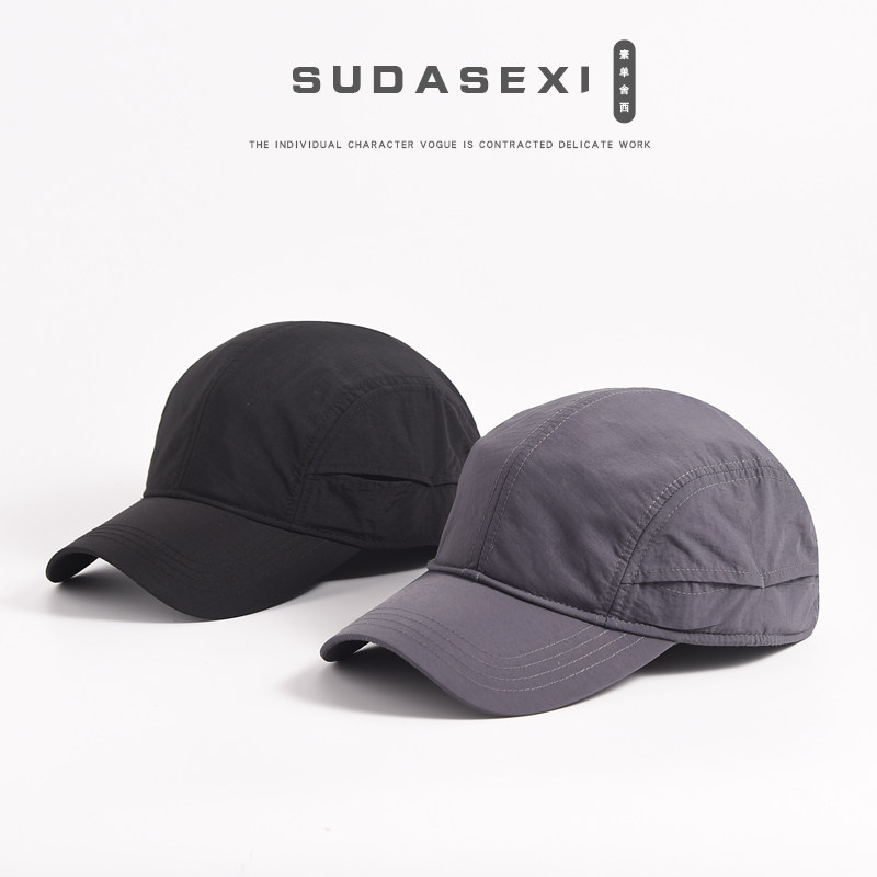 大码速干棒球帽子春夏薄款男大头围鸭舌帽透气遮阳帽户外运动女潮