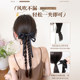 Ballet style sweet and cool double twist ponytail