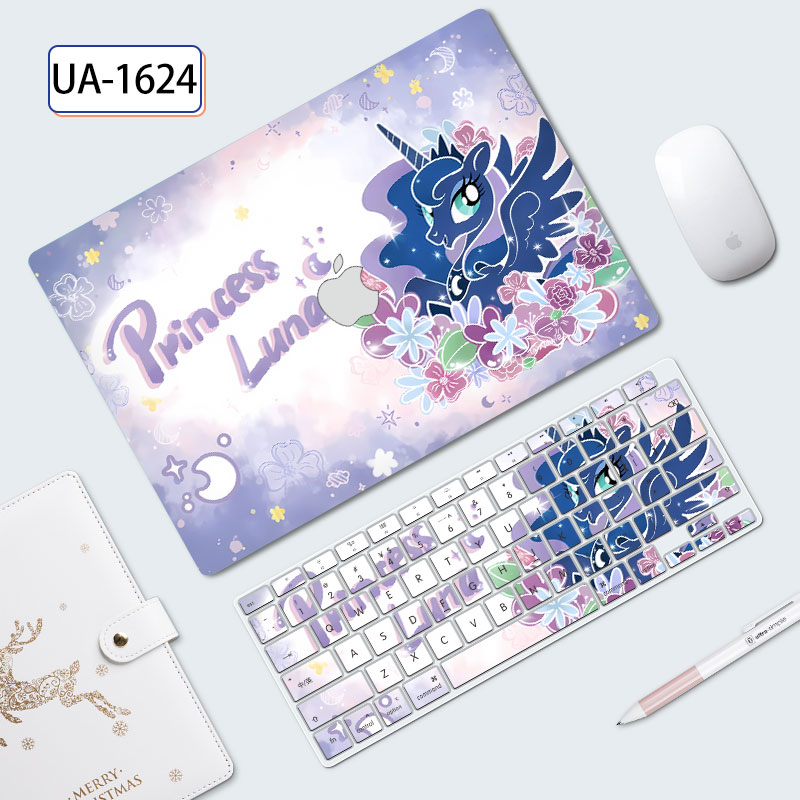 小马宝莉2025款苹果macbookpro14保护壳适用air13.6英寸笔记本M4电脑Pro16防摔M3外壳Air15.3寸可爱M2保护套 - 图0