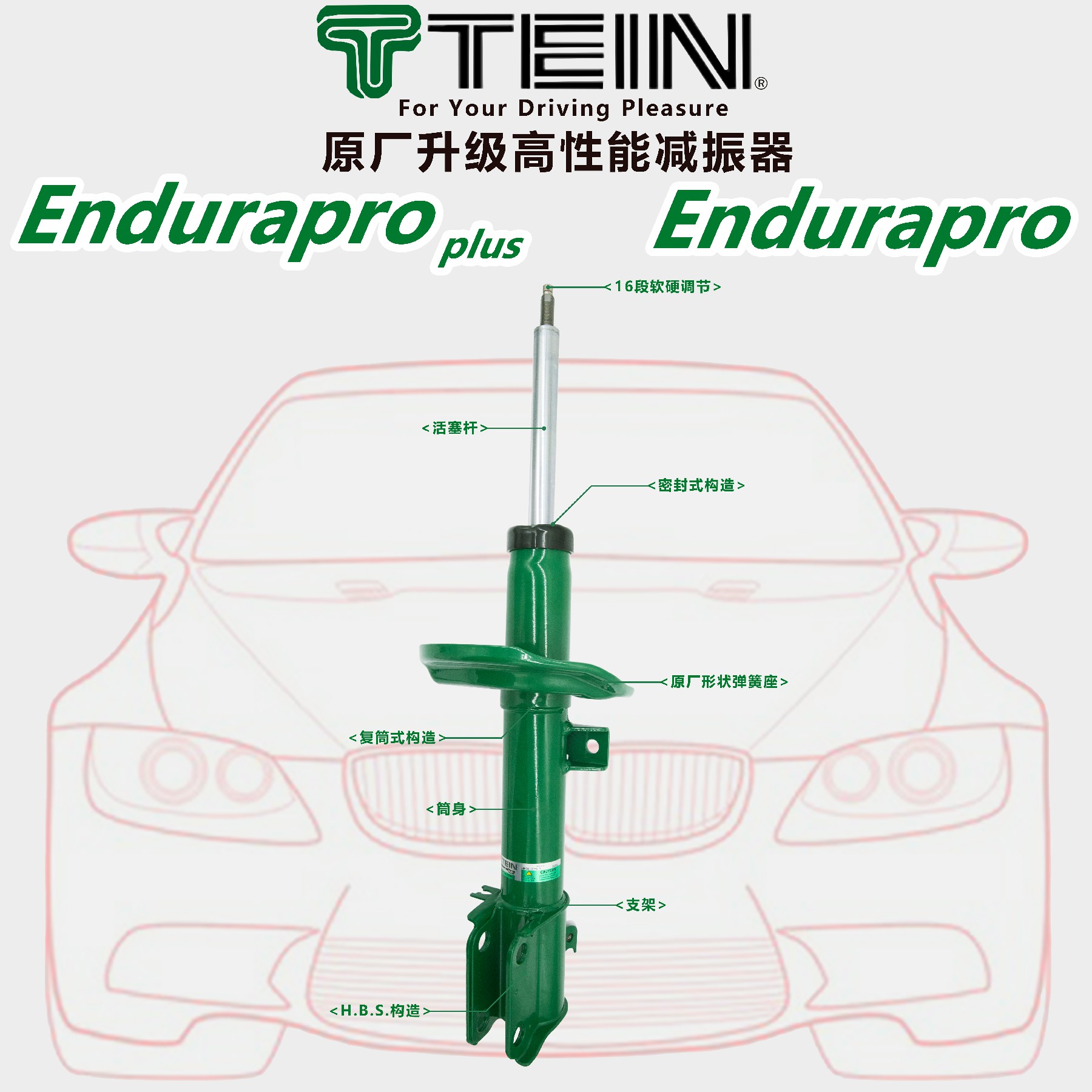 tein避震end减震器EPP EnduraPro PLUS适用于明锐 野帝 晶锐 改装 - 图2