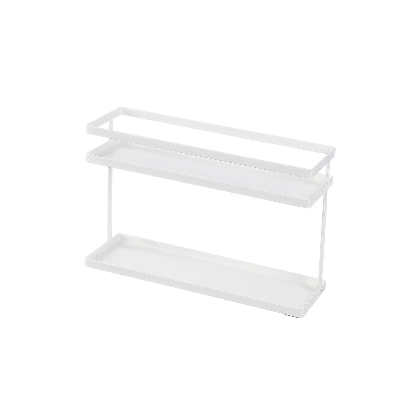 霜山厨房调料置物架台面窄款油盐酱醋调味料品收纳架子双层调料架 - 图0