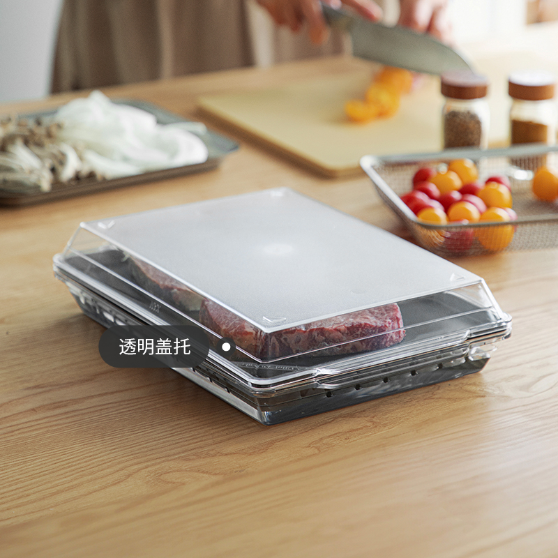 Shuangshan crisper PE lid with handle special lid accessories