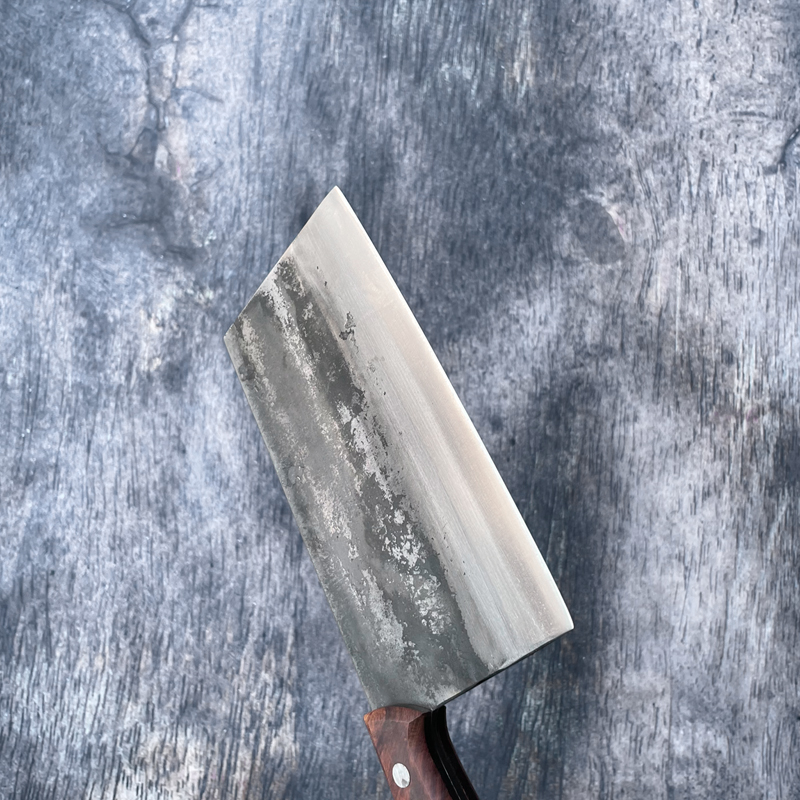 手工锻打斩切刀家用切菜刀商用烧腊专用刀老式两用刀锋利锰钢厨刀