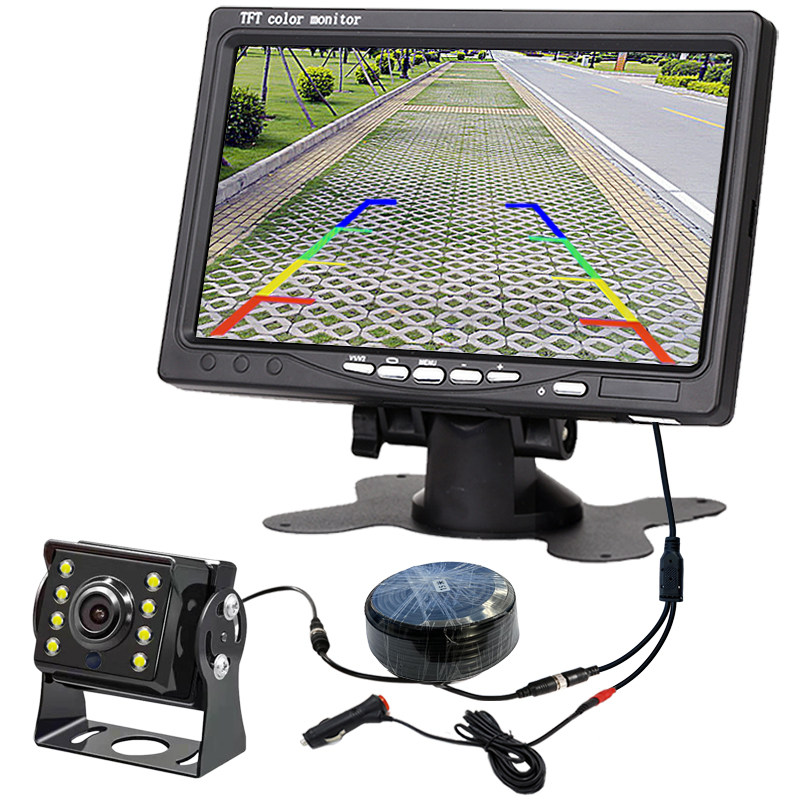 大货车倒车影像24V12V卡车小客车收割机高清夜视行车记录仪一体机,淘宝优惠券,粉丝福利购,淘宝优惠卷