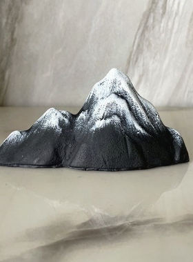 创意玻璃钢假山摆件鱼缸造景客厅玄关办公室茶宠禅意装饰品摆件