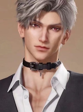 恋与深空秦彻乌鸦哥同款动漫周边二次元cos时尚百搭choker项圈