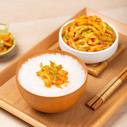饭扫光下饭菜345g*2瓶装四川味红油榨菜下饭酱菜开胃咸菜眉山泡菜 - 图2