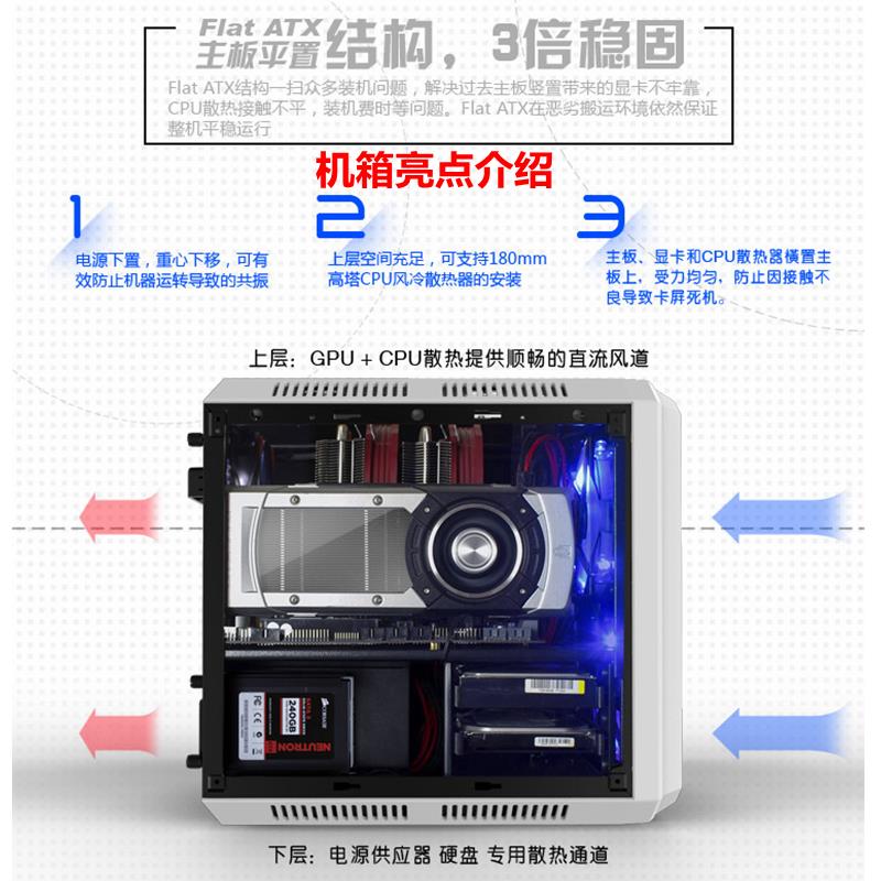 先马米立方机箱matx小机箱台式电脑主机箱紧凑空机箱mini迷你itx - 图1