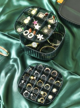 透明便携你盒耳钉项链耳