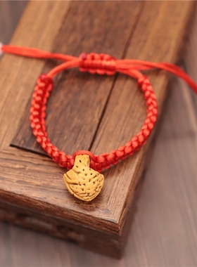 桃核手工雕刻花边婴儿宝宝