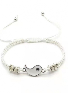 男生兄弟手链男朋友专属手环兄弟手环二人太极手链韩版手镯