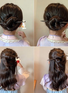 发簪木质古风中国风高级