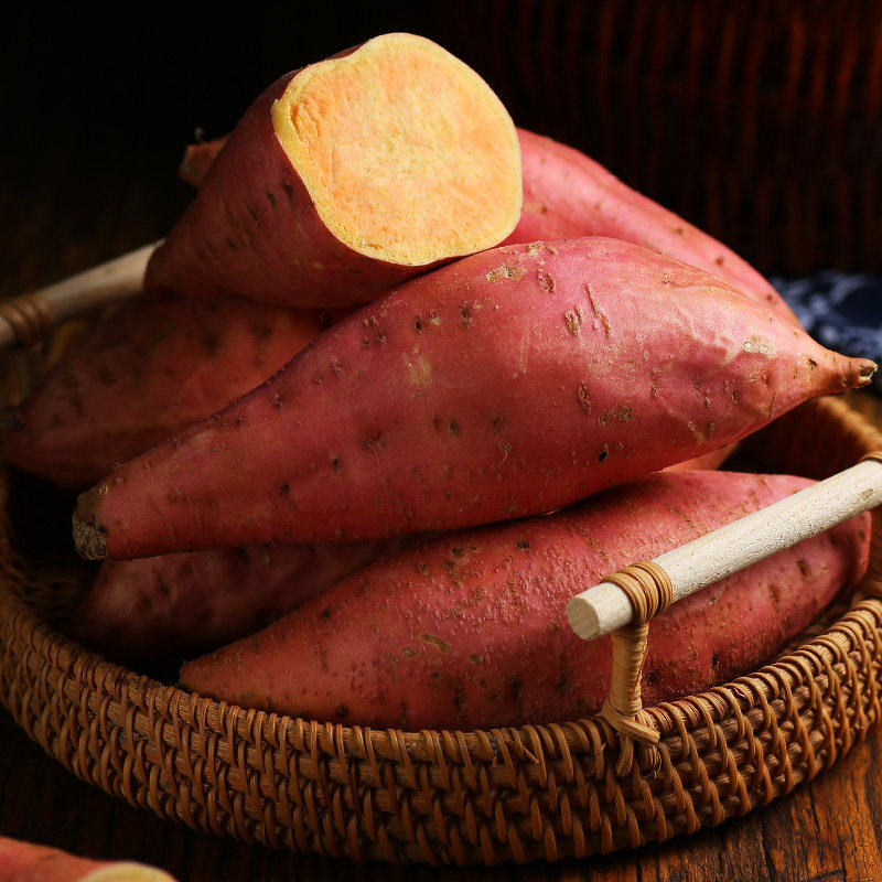新鲜烟薯25号蜜薯糖心富晒沙地烤薯 哲扬番薯