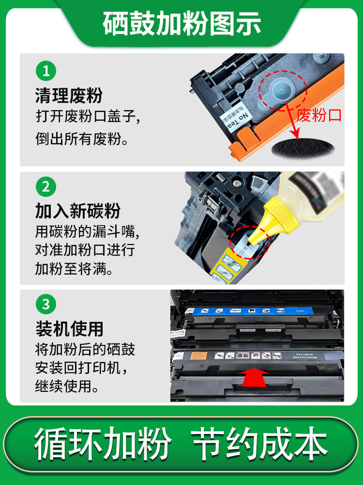 适用惠普M479fdw硒鼓CF416A彩色墨粉盒M479dw M454dn/dw M455dn打印机黑色碳粉盒W2040A W2041A W2042A W2043 - 图2